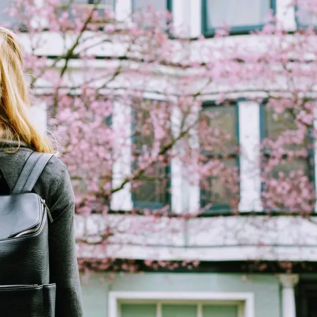 Black backpack