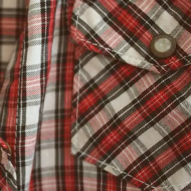 Red checked shirt