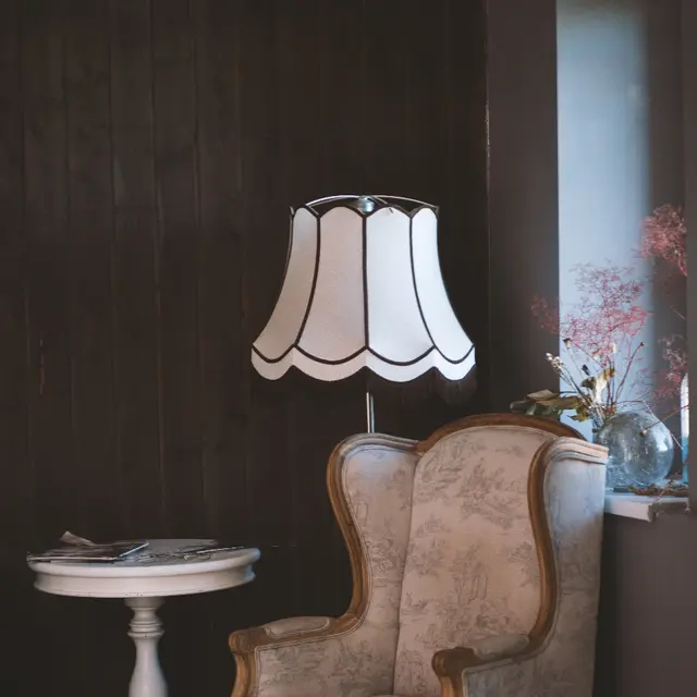 Classic upholstered armchair