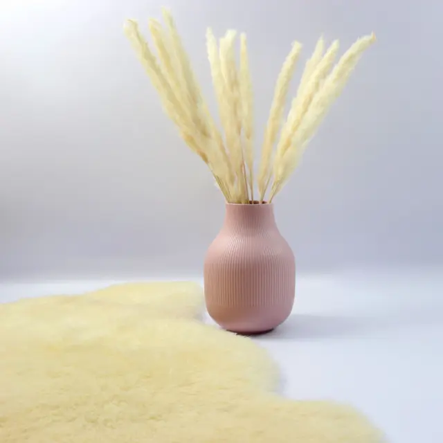 Terracotta-tone vase
