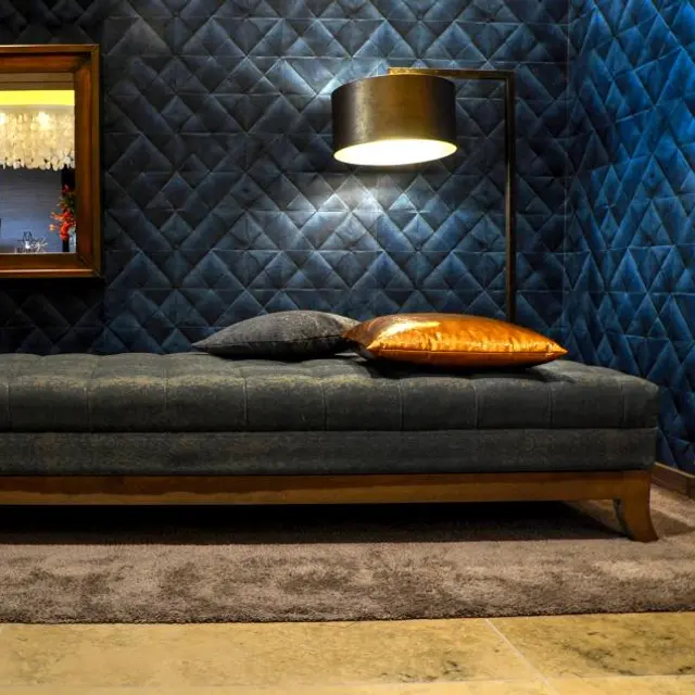 Dark grey daybed sofa