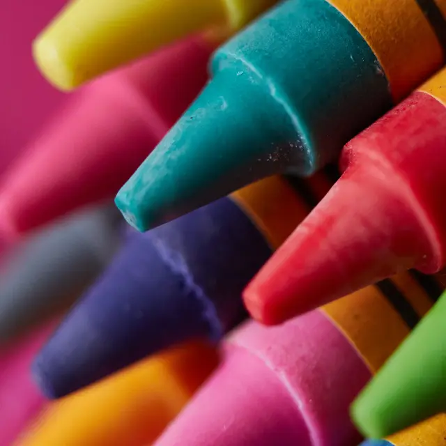 Wax crayons