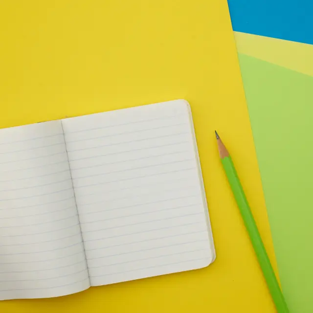 Lined notebook