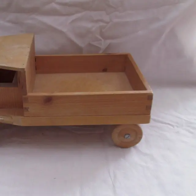 Wooden pickup truck