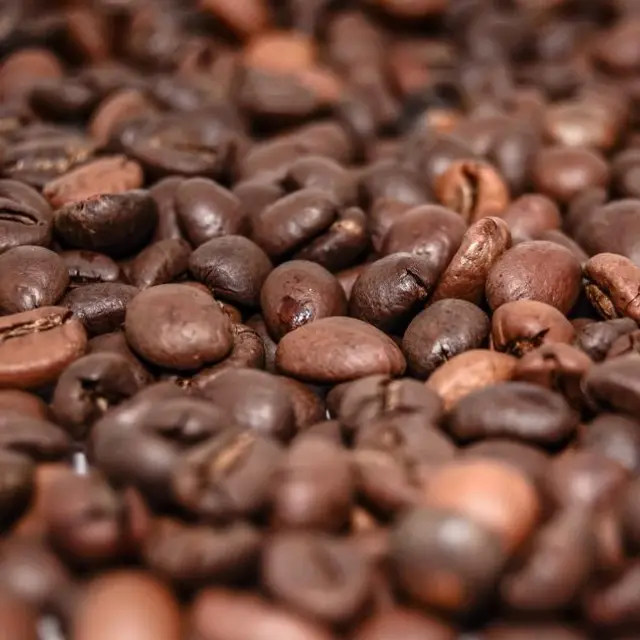 Dark-roast coffee beans