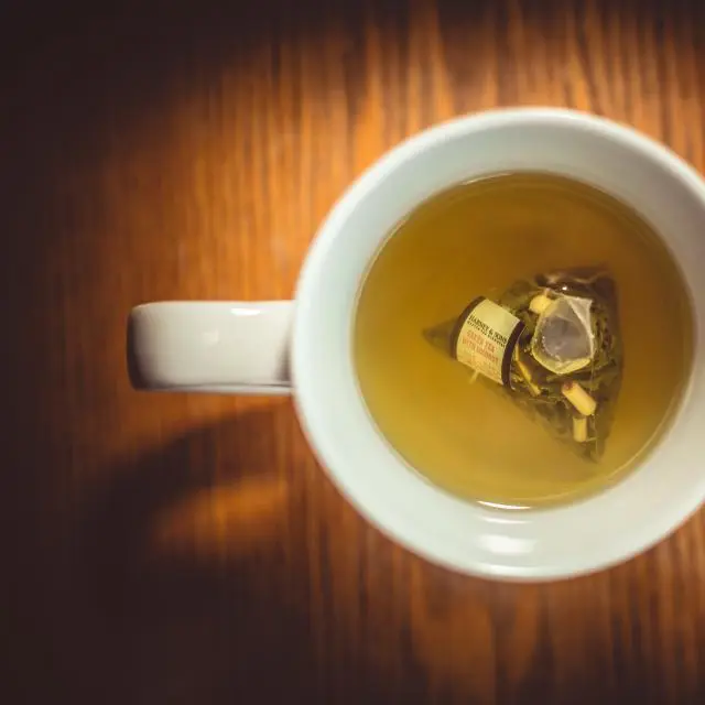 Green tea bags