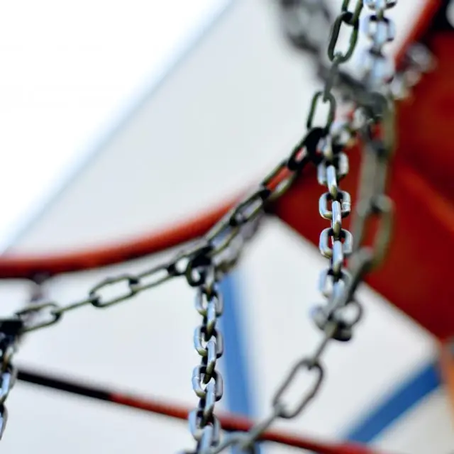 Chain basketball net
