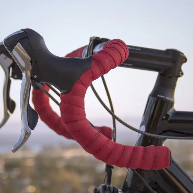 Red handlebar tape