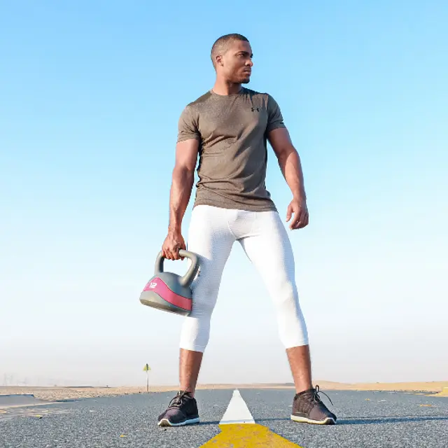 Coated kettlebell