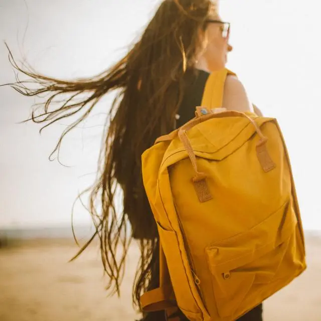 Mustard backpack