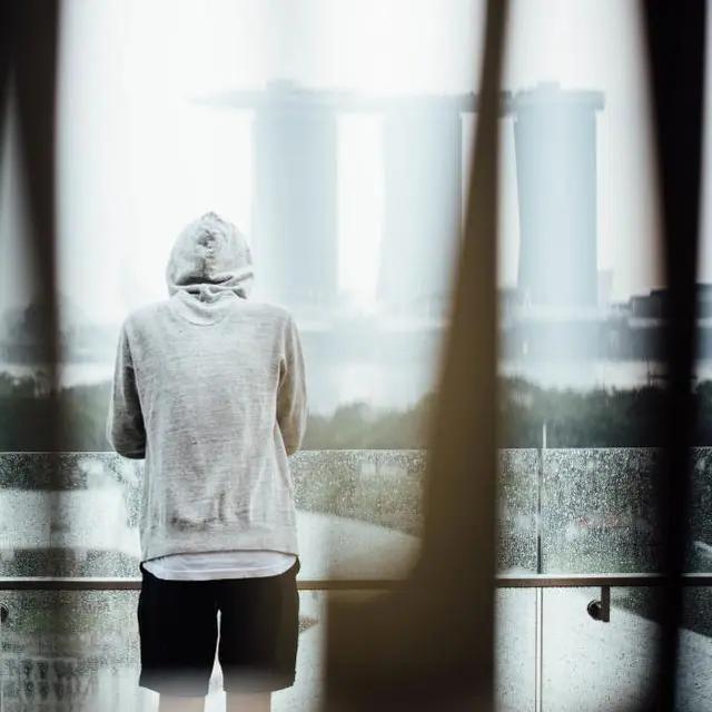 Light grey hoodie