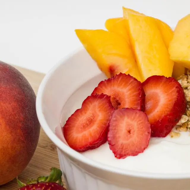 Yogurt with fruit